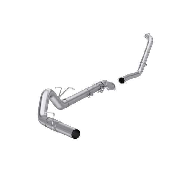 t Fits 03-07 F-250 SD 4" Turbo Back Single Side (Stock Cat) No Muffler-S6206PLM MBRP Exhaust