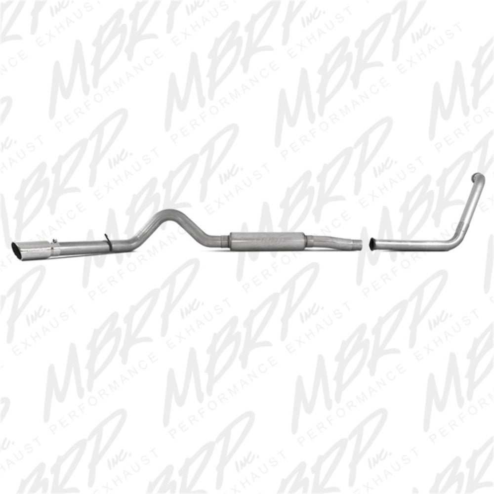 MBRP turbo-back exhaust system single side exit aluminized steel S6216AL