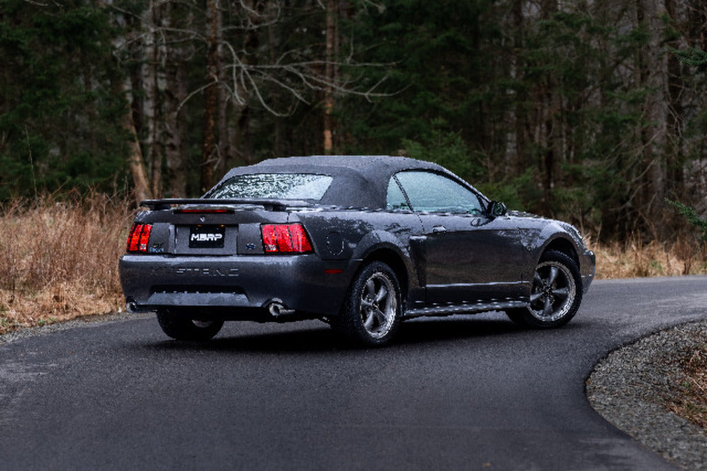 t Fits 04 Ford Mustang 2.5" Cat Back Dual Split Rear 3.5" Black tips AL-S7221ALBT MBRP Exhaust