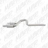 t Fits 05-10 Ford Mustang 3" Cat Back Dual Split Rear Race Version T409-S7270409 MBRP Exhaust