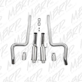 t Fits 05-10 Ford Mustang 3" Cat Back Dual Split Rear Race Version T409-S7270409 MBRP Exhaust