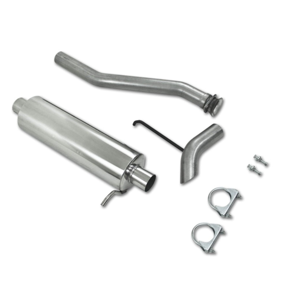 t Fits 07-08 Chevrolet Colorado 2 1/2" Cat Back; Before Axle Turn Down; AL-S5052AL MBRP Exhaust