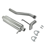 t Fits 07-08 Chevrolet Colorado 2 1/2" Cat Back; Before Axle Turn Down; AL-S5052AL MBRP Exhaust