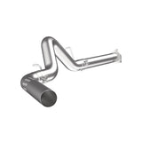 MBRP filter-back exhaust system fits Chevy Silverado 2500 single side exit Armor Plus Series T409 stainless steel S6026SLM