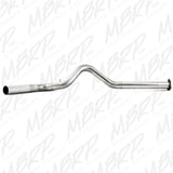MBRP filter-back exhaust system fits Chevy Silverado 2500 single side exit Armor Plus Series T409 stainless steel S6026SLM