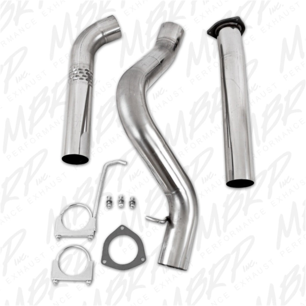 MBRP filter-back exhaust system fits Chevy Silverado 2500 single side exit Armor Plus Series T409 stainless steel S6026SLM