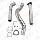 MBRP filter-back exhaust system fits Chevy Silverado 2500 single side exit Armor Plus Series T409 stainless steel S6026SLM