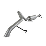 MBRP cat-back exhaust system single rear exit aluminized steel S5310AL
