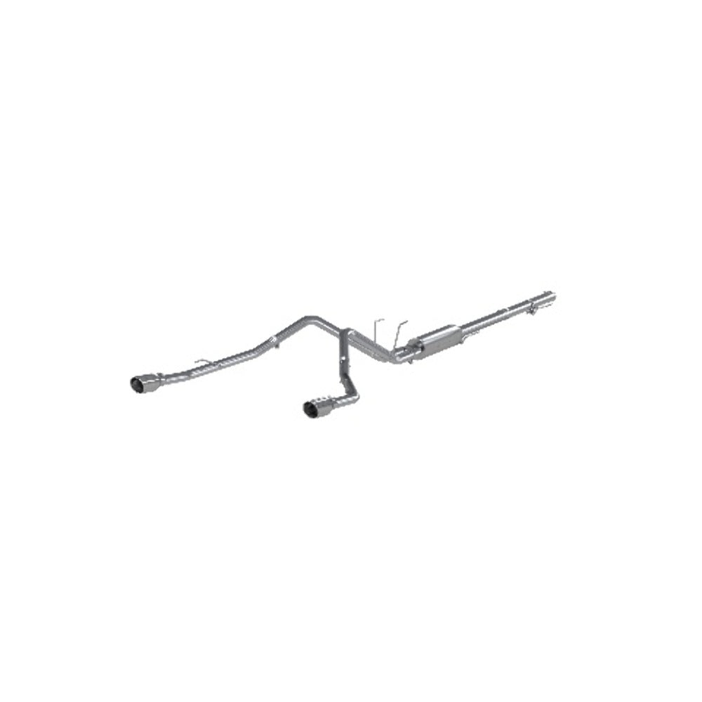 t Fits 09-10 Dodge Ram 1500 2 1/2" Cat Back Dual Split Rear AL-S5146AL MBRP Exhaust