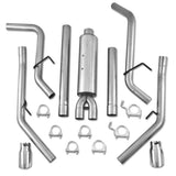 t Fits 09-10 Dodge Ram 1500 2 1/2" Cat Back Dual Split Rear AL-S5146AL MBRP Exhaust