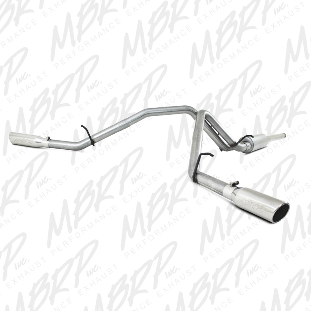 MBRP cat-back exhaust system fits Chevy Silverado 1500 aluminized steel S5056AL