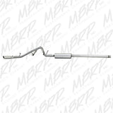 MBRP cat-back exhaust system fits Chevy Silverado 1500 aluminized steel S5056AL