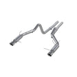 MBRP cat-back exhaust system fits Ford Mustang dual split rear exit Armor Pro Series T304 stainless steel S7260304