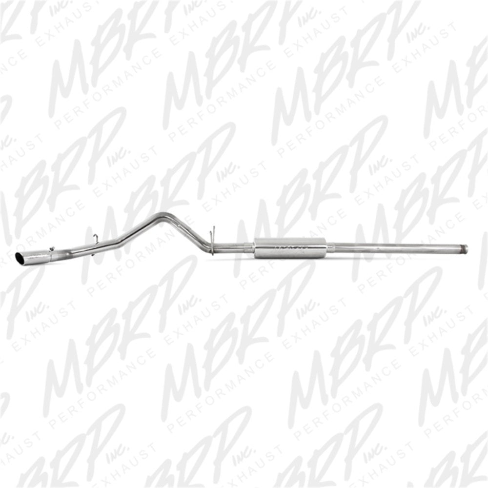 MBRP cat-back exhaust system fits Chevy Silverado 1500 single side exit Armor Plus Series T409 stainless steel S5070409
