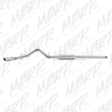 MBRP cat-back exhaust system fits Chevy Silverado 1500 single side exit Armor Plus Series T409 stainless steel S5070409
