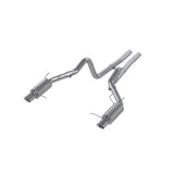 MBRP cat-back exhaust system fits Ford Mustang dual split rear exit Armor Plus Series T409 stainless steel S7258409