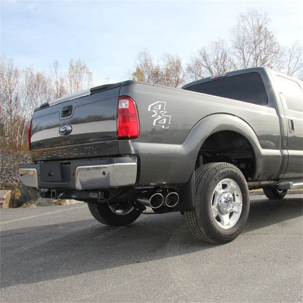 MBRP filter-back exhaust system fits Ford F-250 single side exit Armor Plus Series T409 stainless steel S6288409