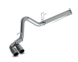 MBRP filter-back exhaust system fits Ford F-250 single side exit Armor Plus Series T409 stainless steel S6288409