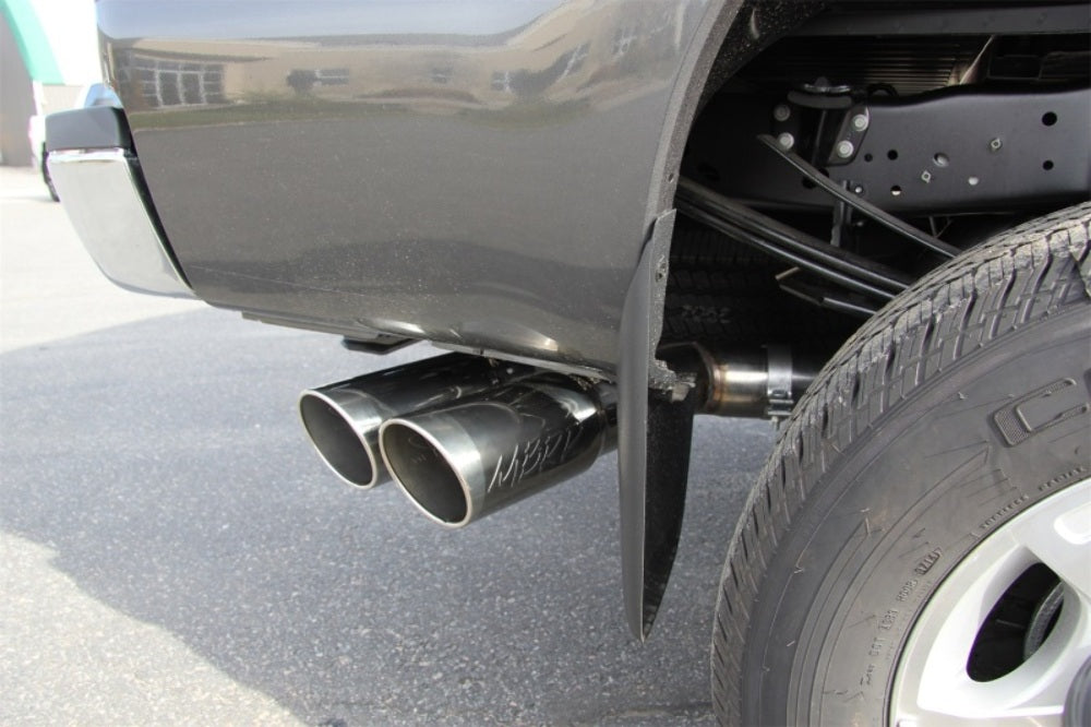 MBRP filter-back exhaust system fits Ford F-250 single side exit Armor Plus Series T409 stainless steel S6288409