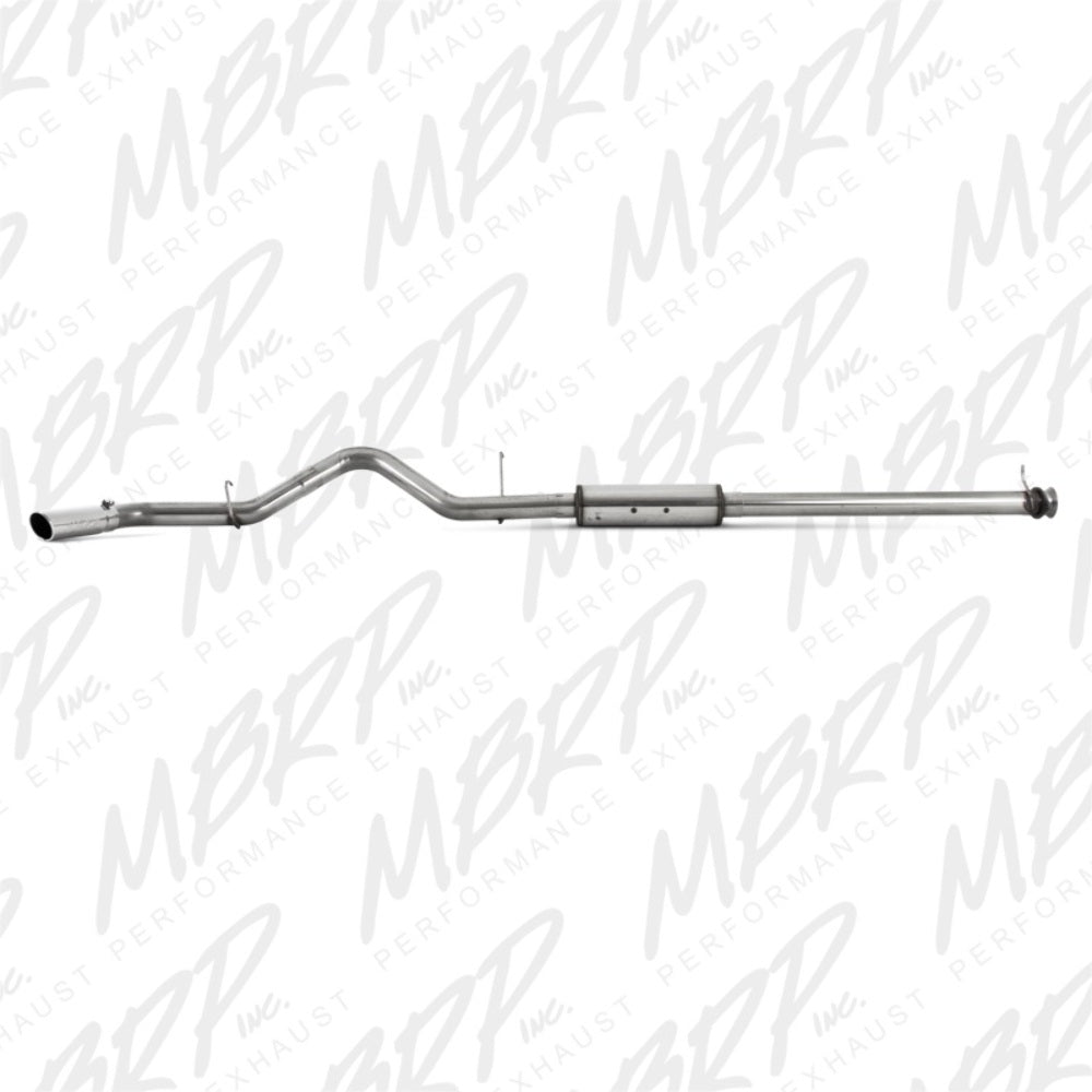 MBRP cat-back exhaust system fits Chevy Silverado 2500 single side exit Armor Plus Series T409 stainless steel S5076409