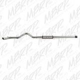 MBRP cat-back exhaust system fits Chevy Silverado 2500 single side exit Armor Plus Series T409 stainless steel S5076409