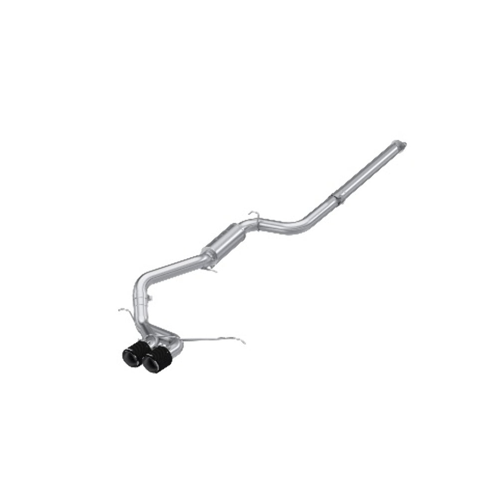 MBRP cat-back exhaust system Armor Pro Series T304 stainless steel carbon fiber tip S42013CF
