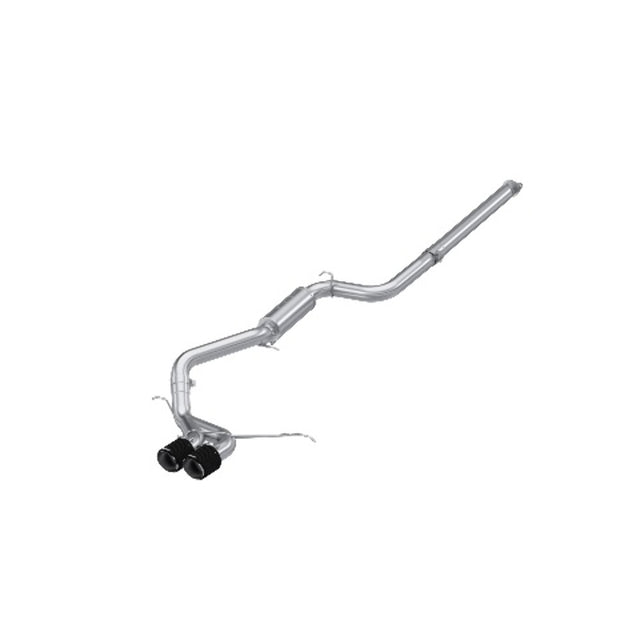 MBRP cat-back exhaust system Armor Pro Series T304 stainless steel carbon fiber tip S42013CF