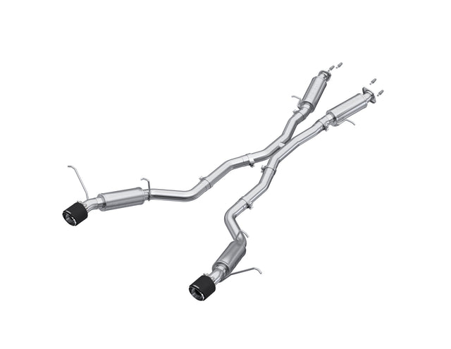 MBRP cat-back exhaust system fits Jeep Grand Cherokee dual rear exit Armor Pro Series T304 stainless steel S55253CF