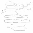 Complete Brake Line Kit for 2009-2018 Chevy Silverado 1500 ABS short bed stainless steel
