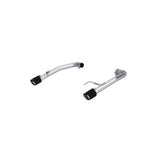 MBRP axle-back exhaust system fits Ford Mustang Armor Pro Series T304 stainless steel carbon fiber tip S72763CF
