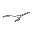 MBRP cat-back exhaust system fits Ford Mustang dual split rear exit Armor Plus Series T409 stainless steel S7239409 4.5 inch inlet/outlet