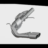 MBRP cat-back exhaust system fits Chevy Silverado 1500 Armor Plus Series T409 stainless steel S5081409