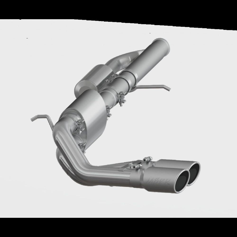 MBRP cat-back exhaust system fits Chevy Silverado 1500 Armor Plus Series T409 stainless steel S5081409