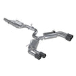 MBRP cat-back exhaust system Armor Pro Series T304 stainless steel carbon fiber tip S46013CF
