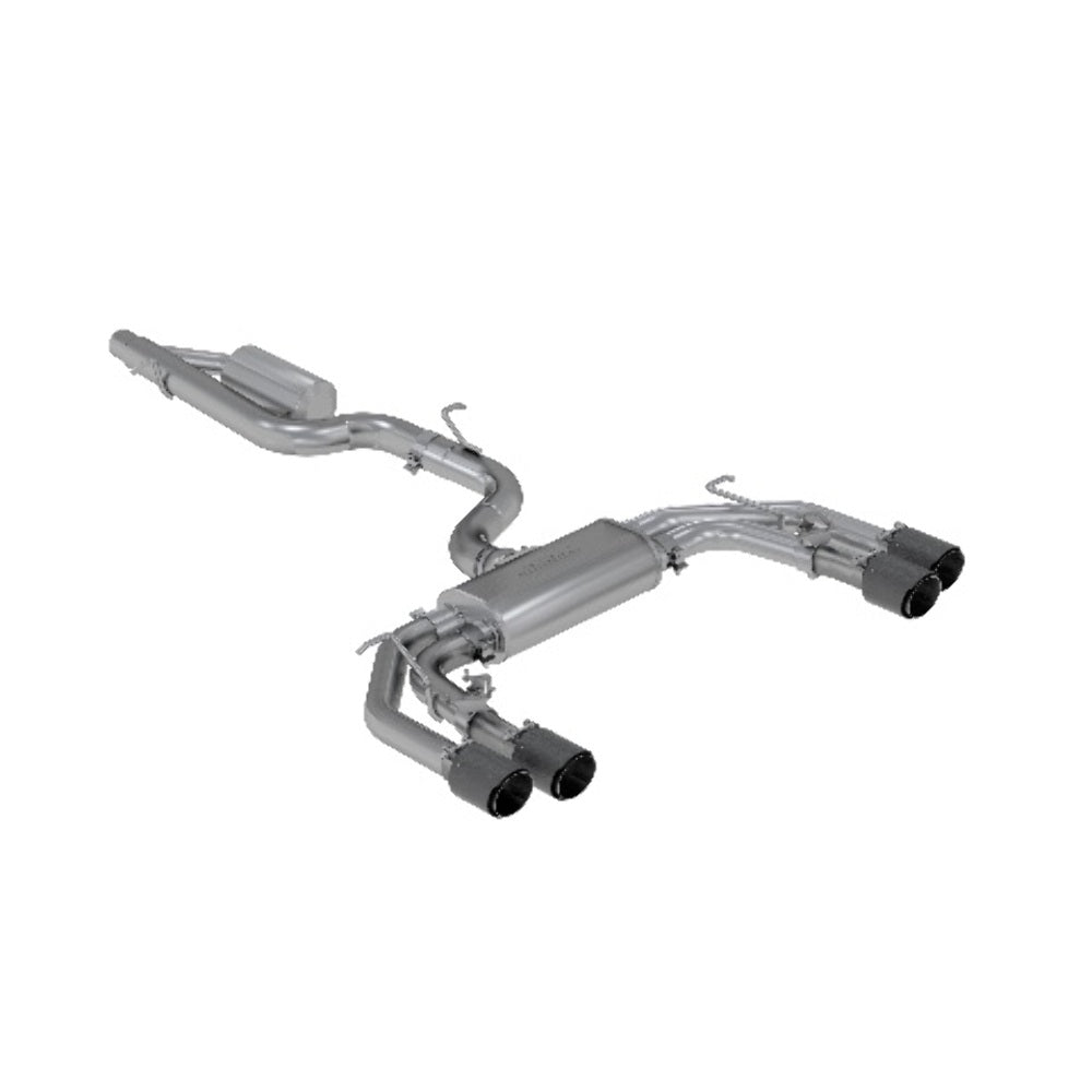 MBRP cat-back exhaust system Armor Pro Series T304 stainless steel carbon fiber tip S46043CF