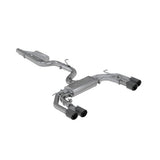 MBRP cat-back exhaust system Armor Pro Series T304 stainless steel carbon fiber tip S46043CF