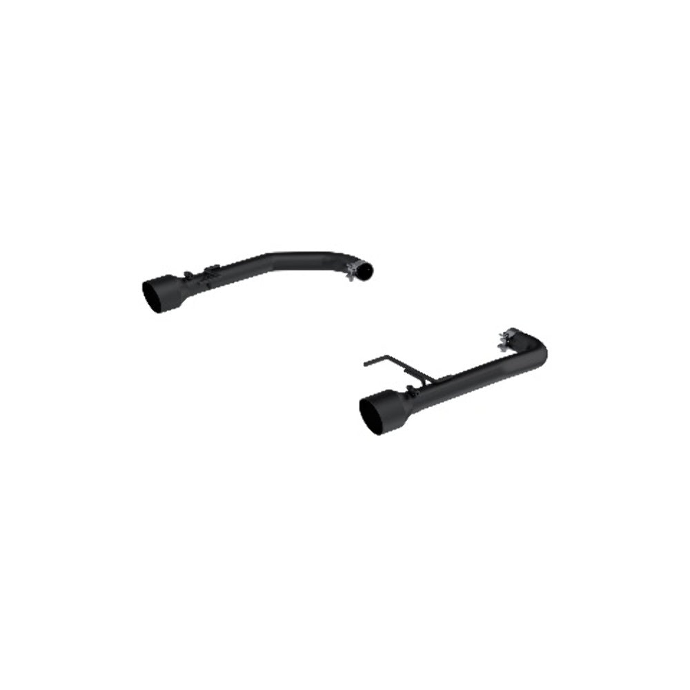 MBRP axle-back exhaust system fits Ford Mustang aluminized steel S7247BLK 2.5 inch inlet/outlet