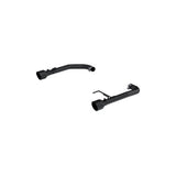 MBRP axle-back exhaust system fits Ford Mustang aluminized steel S7247BLK 2.5 inch inlet/outlet