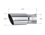 t Fits 15-24 Chevrolet Silverado 3500 HD 6" OD, Angle Rolled w/30° Bend Tip-T5154 MBRP Exhaust