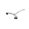 MBRP performance muffler dual split rear exit Armor Pro Series T304 stainless steel carbon fiber tip S44073CF 3.5 inch inlet/outlet