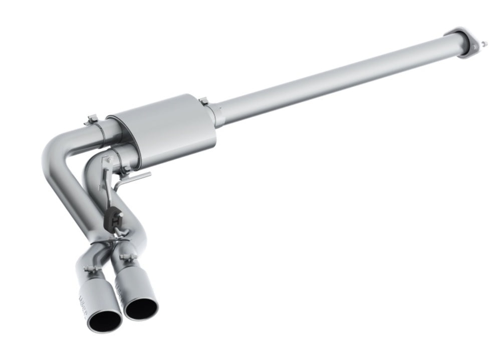 MBRP performance muffler fits Ford F-150 single side exit Armor Plus Series T409 stainless steel S5260409