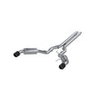 t Fits 15 Mustang 3" Cat Back Dual Split Rear Street Version 4.5" CF tips-S72773CF MBRP Exhaust