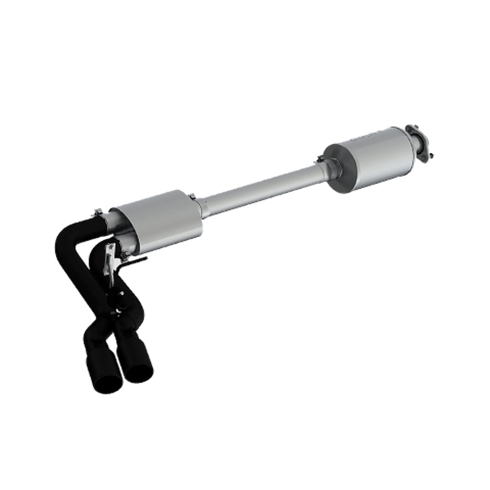 MBRP cat-back exhaust system fits Ford F-150 aluminized steel S5262BLK