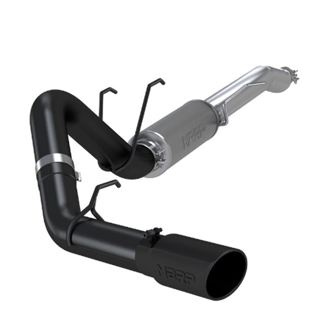 MBRP performance muffler fits Ford F-350 single side exit aluminized steel black coated S5247BLK