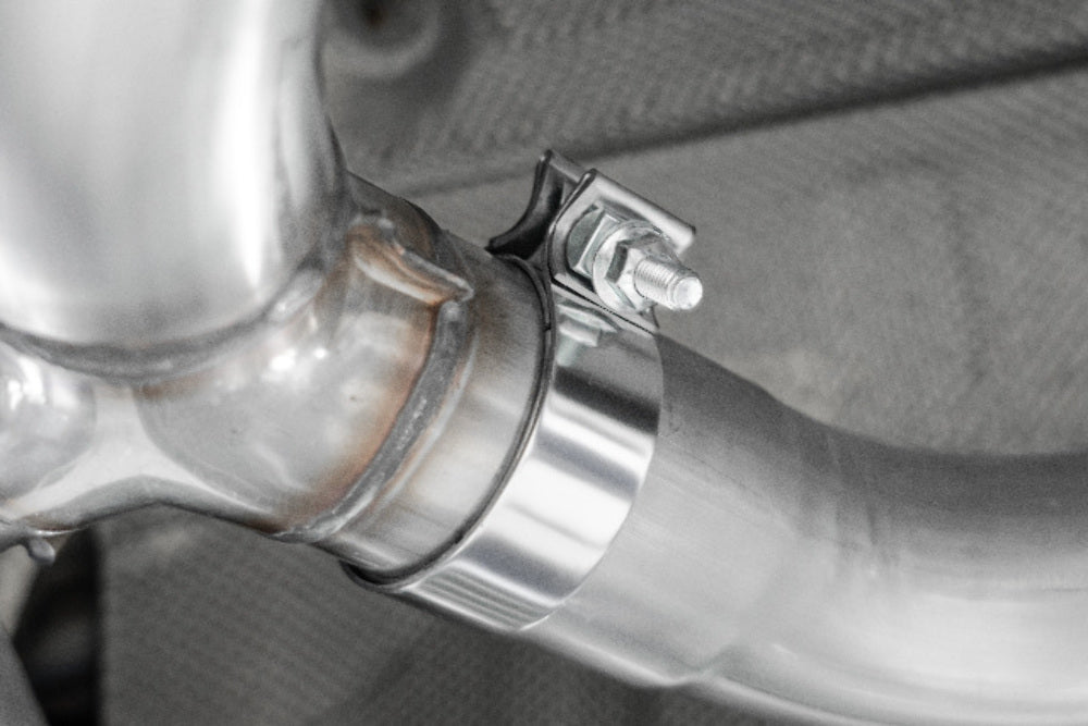 MBRP axle-back exhaust system dual rear exit Armor Pro Series T304 stainless steel carbon fiber tip S45003CF