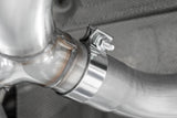 MBRP axle-back exhaust system dual rear exit Armor Pro Series T304 stainless steel carbon fiber tip S45003CF