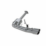 MBRP cat-back exhaust system fits Ford F-150 single side exit aluminized steel S5260AL
