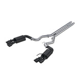 MBRP cat-back exhaust system fits Ford Mustang aluminized steel S7205BLK