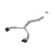 MBRP performance muffler dual split rear exit Armor Pro Series T304 stainless steel S46073CF 2.5 inch inlet/outlet