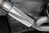 MBRP performance muffler dual split rear exit Armor Pro Series T304 stainless steel S46073CF 2.5 inch inlet/outlet